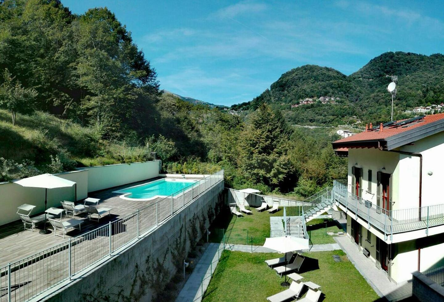 Vista Dolce Isola _ Lakeview Pool, Terrace & Garden Apartment Ардженьо Экстерьер фото