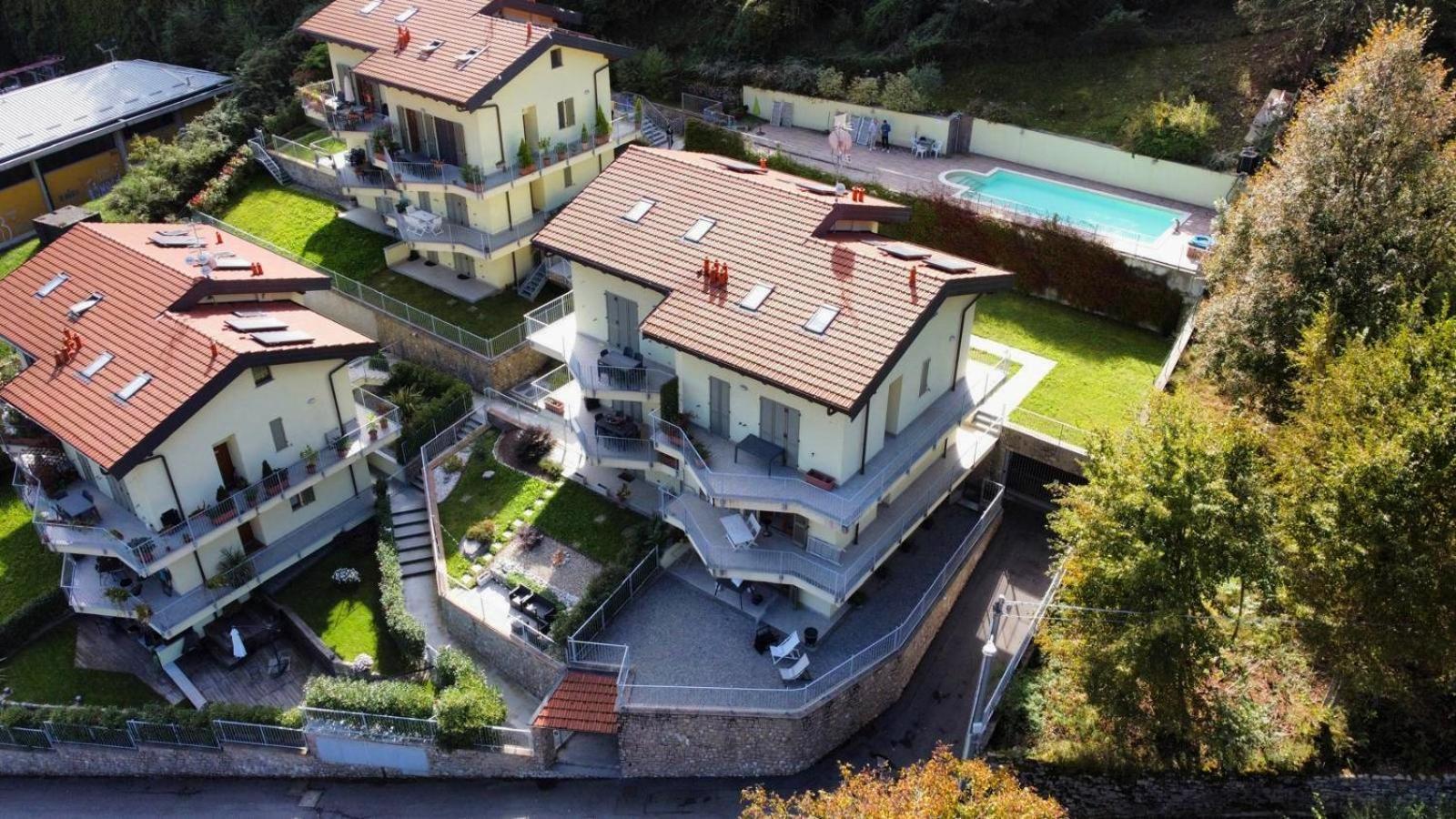 Vista Dolce Isola _ Lakeview Pool, Terrace & Garden Apartment Ардженьо Экстерьер фото